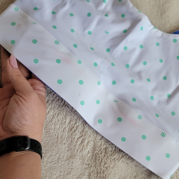 Fabletics Reversible Polka Dot Sports Bra - Picture 7 of 7